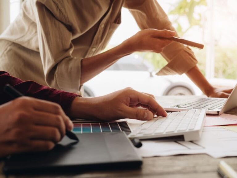 Web Designers in a Meeting