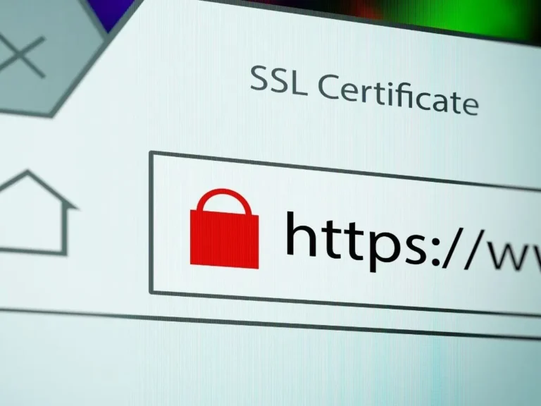 a browser showing lock icon of ssl connection
