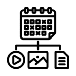 content planning icon content planning