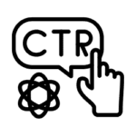 ctr clickthrough rate icon