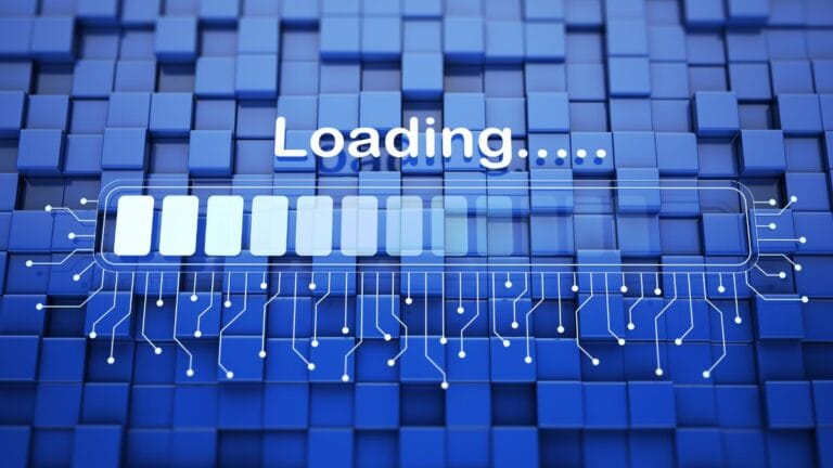 website loading screen