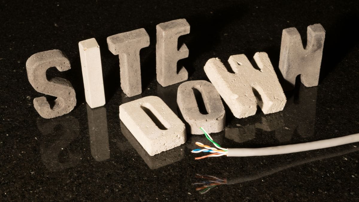 website down