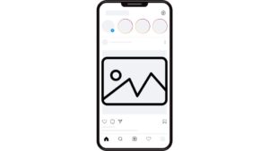 16 a phone showing instagram view