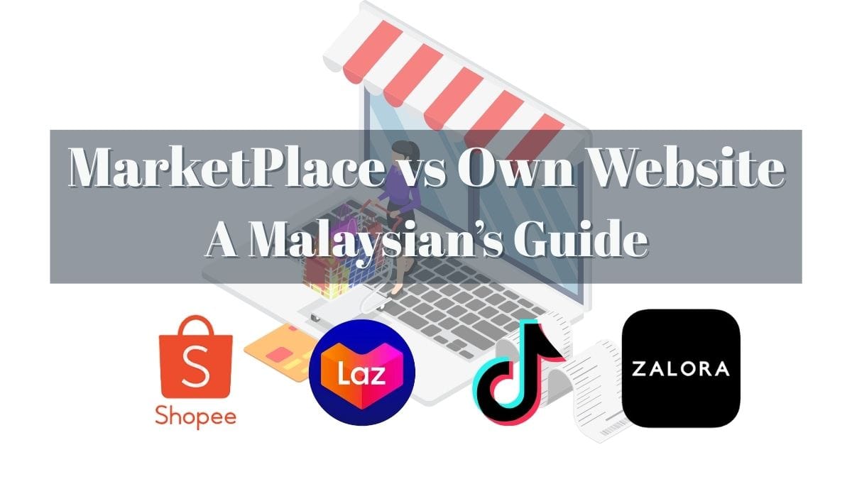an illustration of online marketplace vs website