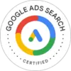Google search ad certified