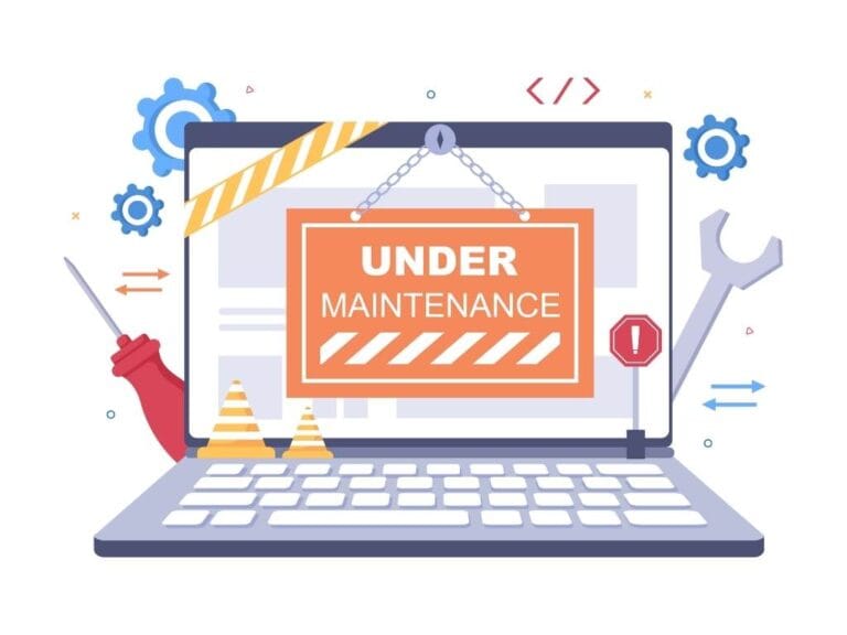 website maintenance icon