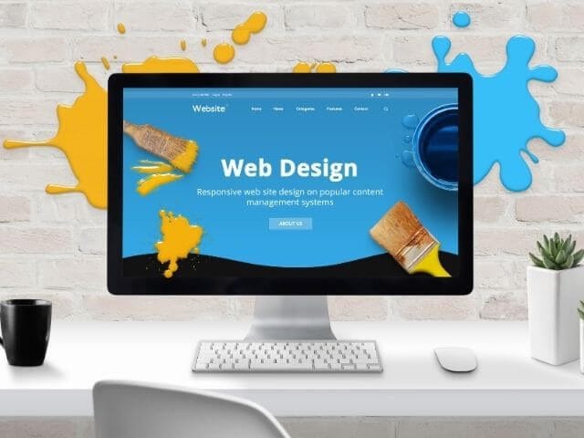 a concept of web design