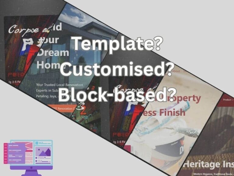 cover image on the topic template vs block vs customised