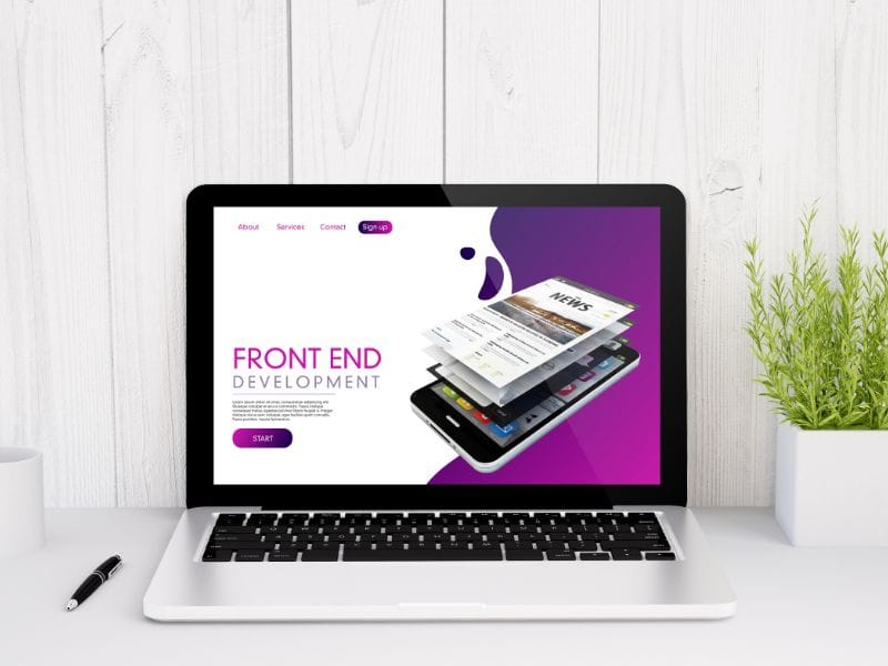 web design front end