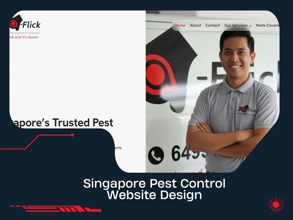 Singapore Pest Control Website Design by Solbright