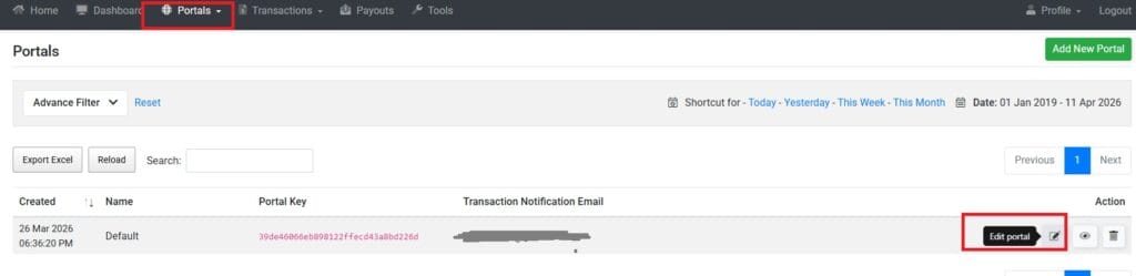 screenshot on how to edit payment channel on bayarcash